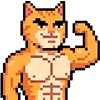 Эмодзи Pixel cat