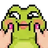 Эмодзи Memes Pixel Frogs