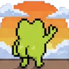 Эмодзи Memes Pixel Frogs