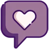 Эмодзи Purple font