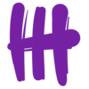 Эмодзи Purple font