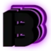 Эмодзи Purple neon font