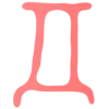 Эмодзи red and white font
