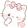 Эмодзи ribonya cat