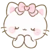 Эмодзи ribonya cat
