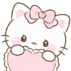 Эмодзи ribonya cat