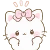 Эмодзи ribonya cat