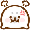 Эмодзи fluffy baby seal