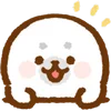 Эмодзи fluffy baby seal