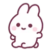 Эмодзи deco bunnies ♡ by kotsumechan (line)