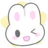 Эмодзи usapoppo bunny ♡