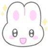 Эмодзи usapoppo bunny ♡
