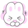 Эмодзи usapoppo bunny ♡