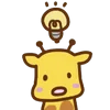 Эмодзи cute giraffe