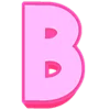 Эмодзи Розовый шрифт
