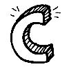 Эмодзи Sketch 3D Font