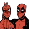 Эмодзи Spider Man and DeadPool