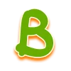 Эмодзи Весенний шрифт