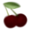 Эмодзи Бордовый шрифт
