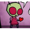 Эмодзи Invader Zim