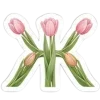 Эмодзи Тюльпаны