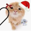 Эмодзи новогодние коты