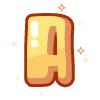 Желтый шрифт