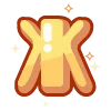 Эмодзи Желтый шрифт