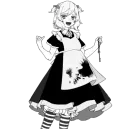 Стикер Anime girl p.p