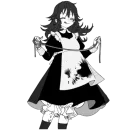Стикер Anime girl p.p