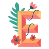 Стикер Nature Alphabet