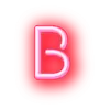 Стикер Alphabets Neon