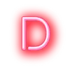 Стикер Alphabets Neon