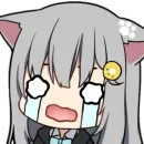 Стикер Amashiro Natsuki Ears Twitch Nacho Emotion 1.2