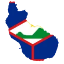 Стикер Country of Caribbean