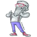 Стикер Greek Geeks