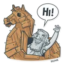 Стикер Greek Geeks