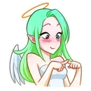 Стикер Ангел Николь