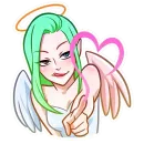 Стикер Ангел Николь