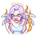 Стикер Ангелица Вайолет