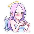 Стикер Ангелица Вайолет