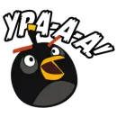 Стикер Angry Birds in Russia