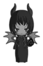 Стикер Anime Chibi-goth