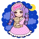 Стикер Animegirl