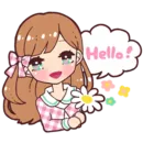 Стикер Animegirl