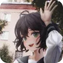Стикер Anime IRL