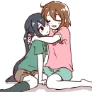 Стикер Anime Hugs, Kisses & Random