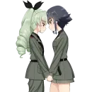 Стикер Anime Hugs, Kisses & Random