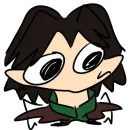 Стикер Рисованный челик