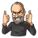 Стикер Steve Jobs